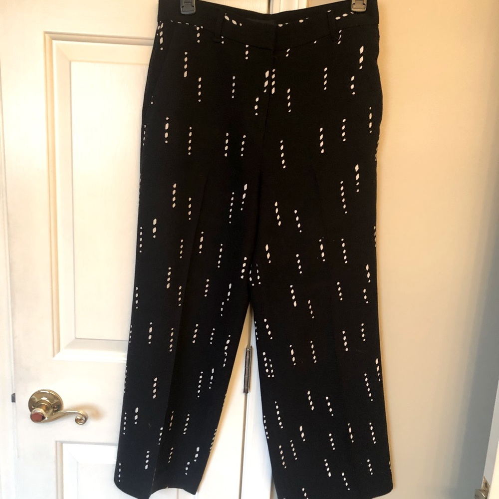 ANN TAYLOR Black & White Pants